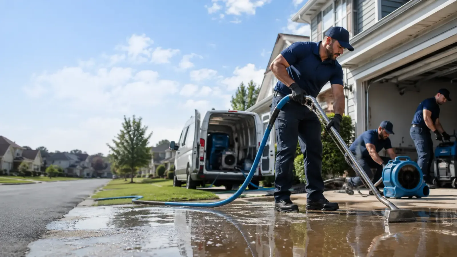 Flood Damage Restoration in Olivet, MI